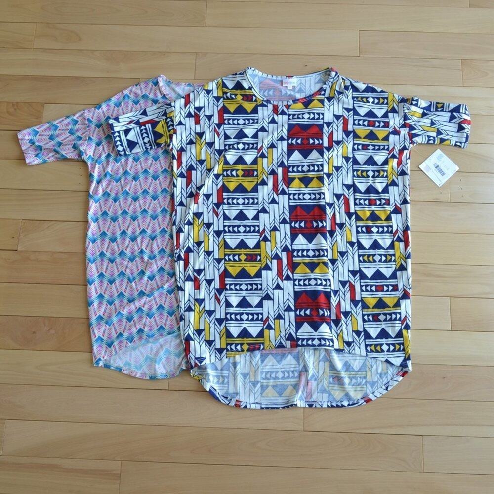 NWT LuLaRoe Irma Tee Two Bundle